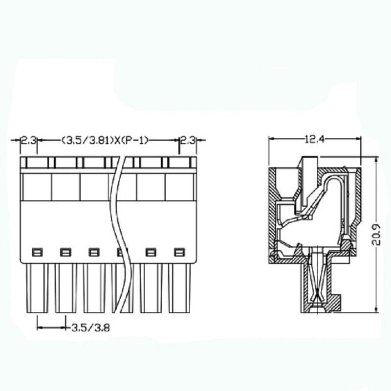 pcb terminal connector