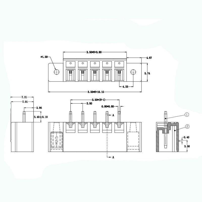 block terminal  connector